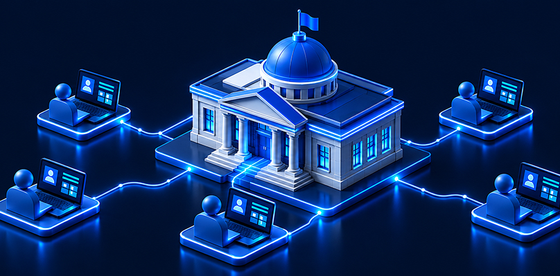 Employees accessing government applications